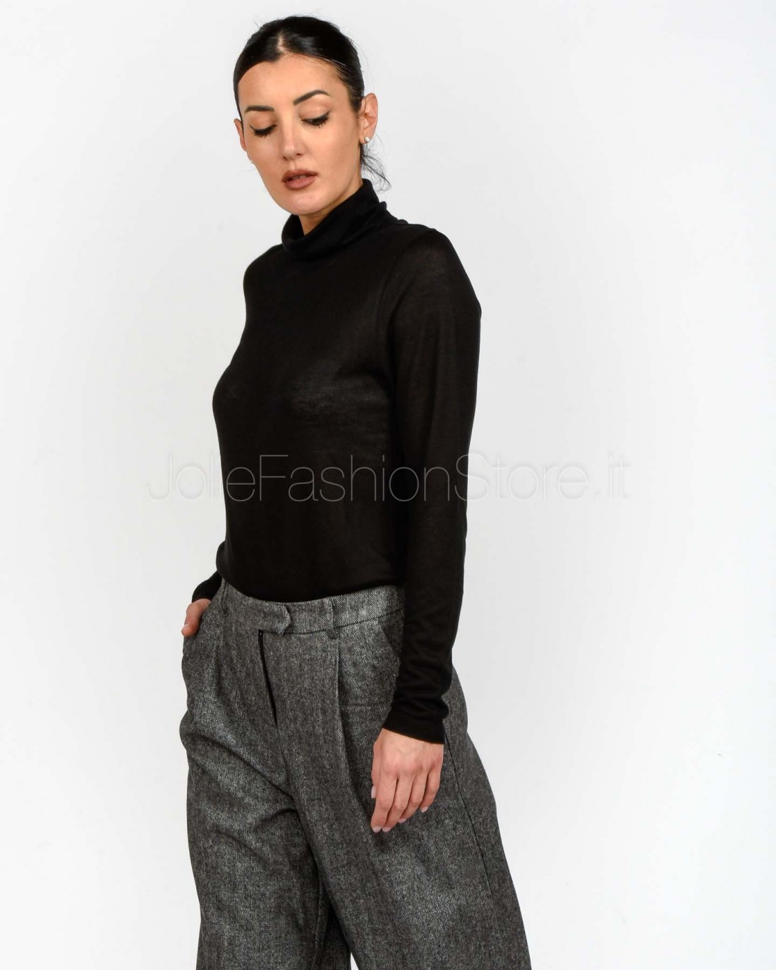 Not Shy Maglia in Cashmere Nero Modello Susanna  SUSANNA NOIR