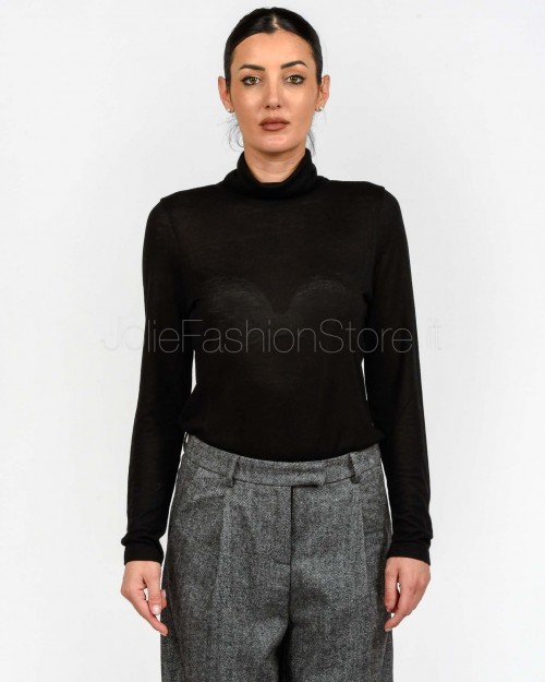 Not Shy Maglia in Cashmere Nero Modello Susanna  SUSANNA NOIR