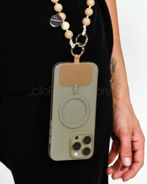 Second Base Beaded Necklace 120cm Hazelnut  PERLINO LUNGO CLASSIC NOCCIOLA