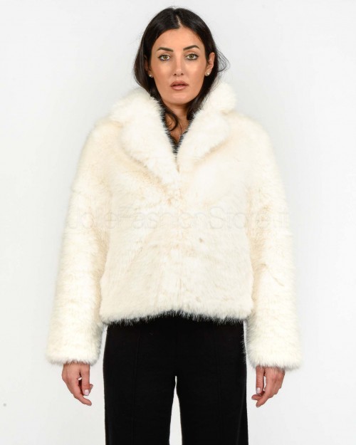 Tavus Milano Giacca Eco Volpe White  25330 WHITE