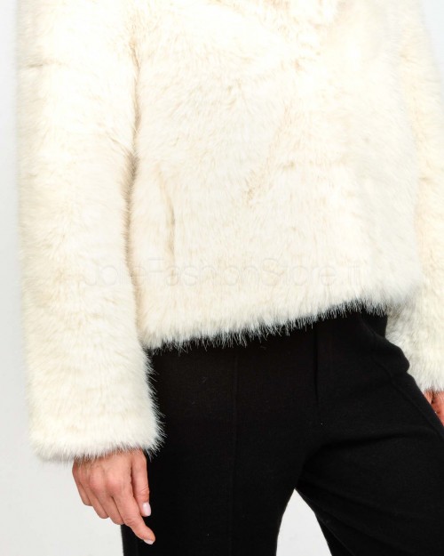 Tavus Milano Giacca Eco Volpe White  25330 WHITE