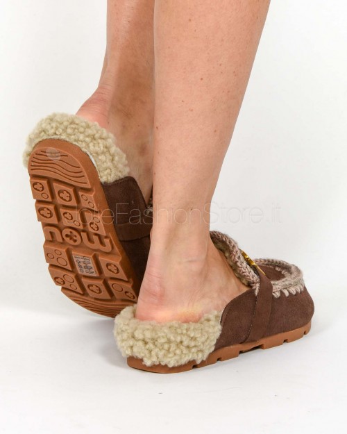 Mou Winter Bio Slide Brown Paper  FW431 BROWN