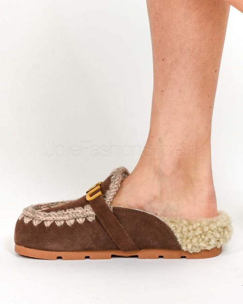 Mou Winter Bio Slide Brown Paper  FW431 BROWN