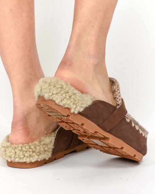 Mou Winter Bio Slide Brown Paper  FW431 BROWN