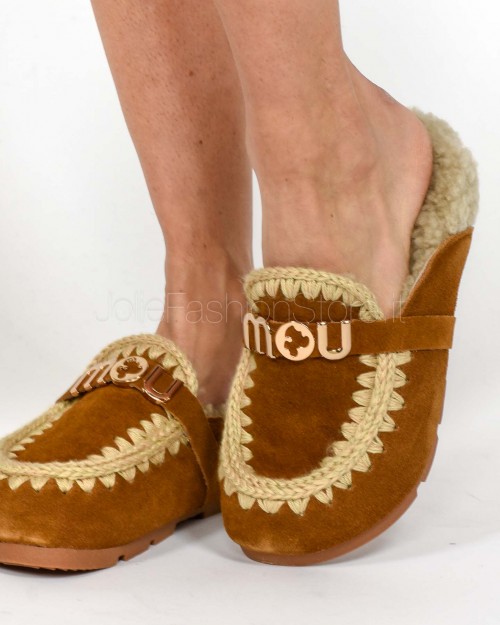Mou Winter Bio Slide Cognac  FW431 COGNAC