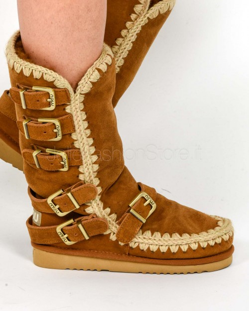 Mou Stivale Eskimo con Ganci Cognac  FW101137 COGNAC