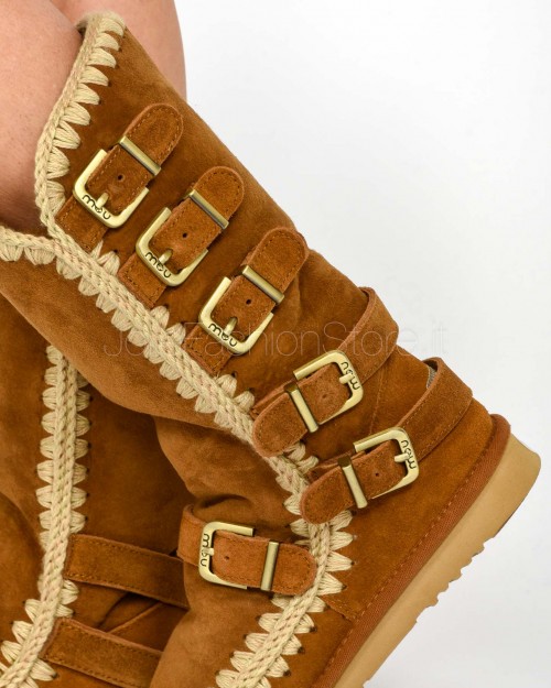 Mou Stivale Eskimo con Ganci Cognac  FW101137 COGNAC