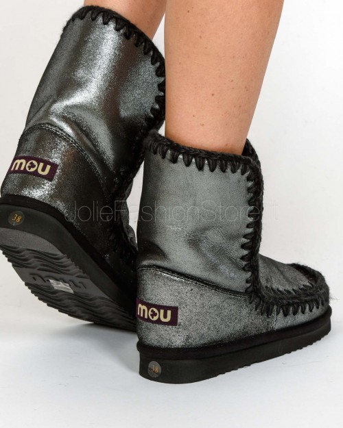 Mou Stivale Eskimo Limited Edition Microglitter Black  FW101 BLACK