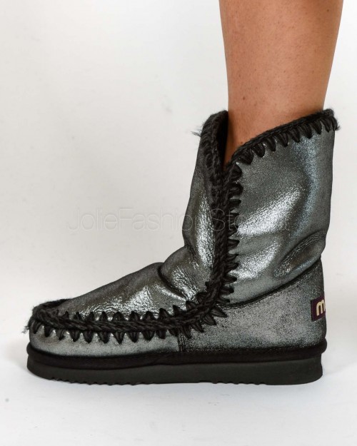 Mou Stivale Eskimo Limited Edition Microglitter Black  FW101 BLACK