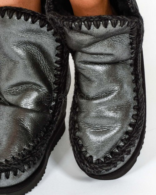 Mou Stivale Eskimo Limited Edition Microglitter Black  FW101 BLACK