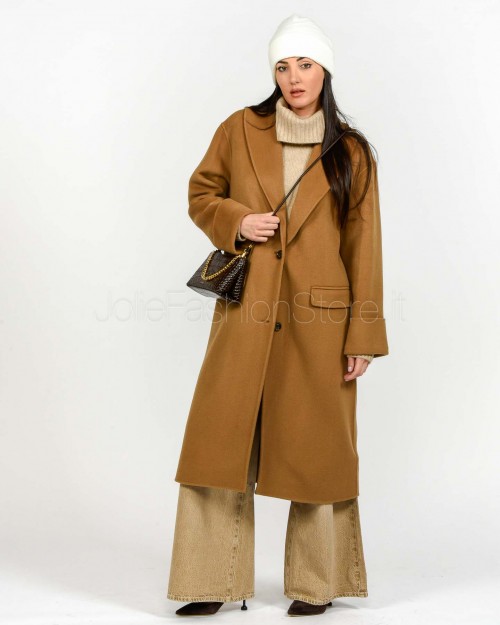 Helmur Cappotto Monopetto Cammello