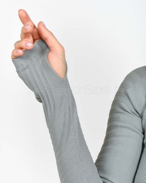 Patrizia Pepe MAGLIA/KNIT TECH CHIMERIC Mistery Gray  2K0361 K667 S733