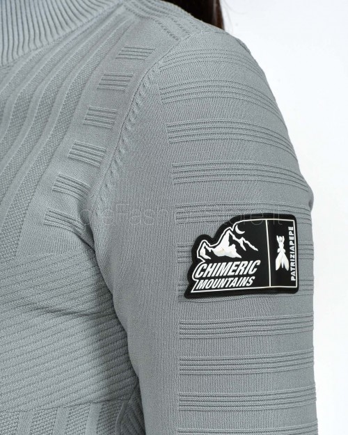 Patrizia Pepe MAGLIA/KNIT TECH CHIMERIC Mistery Gray  2K0361 K667 S733
