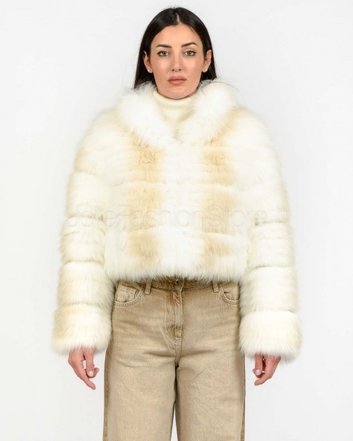 Frame Fur Jacket Natural Fox  335105 NATURALE