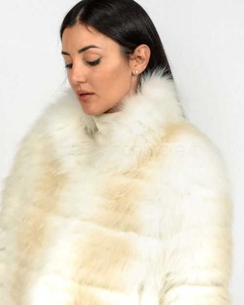 Frame Fur Jacket Natural Fox  335105 NATURALE