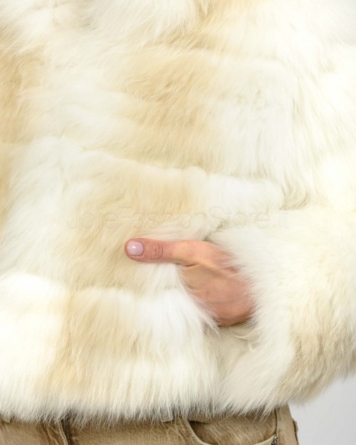 Frame Fur Jacket Natural Fox  335105 NATURALE