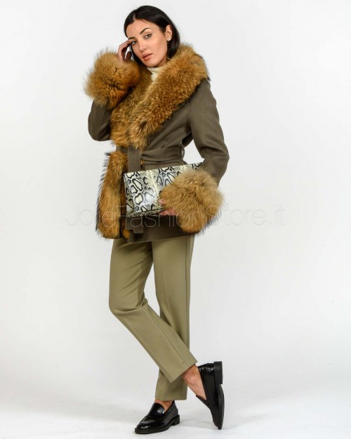 Regina Gold Cappotto Verde/Fumo  52033 FUMO