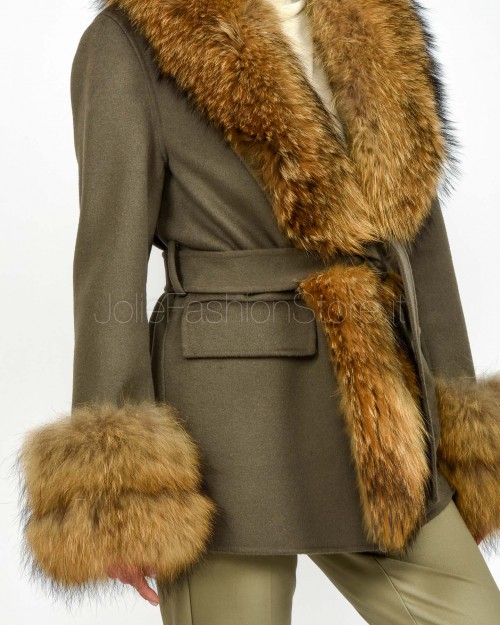 Regina Gold Cappotto Verde/Fumo  52033 FUMO