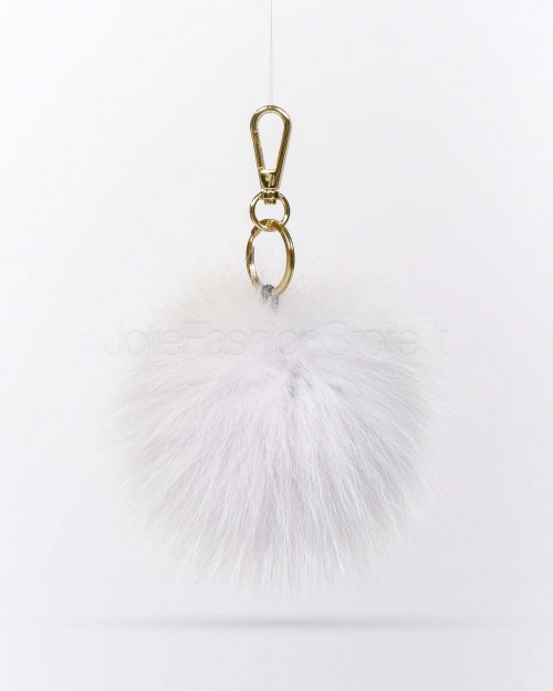 Frame Portachiavi Pon Pon in Volpe Ghiaccio