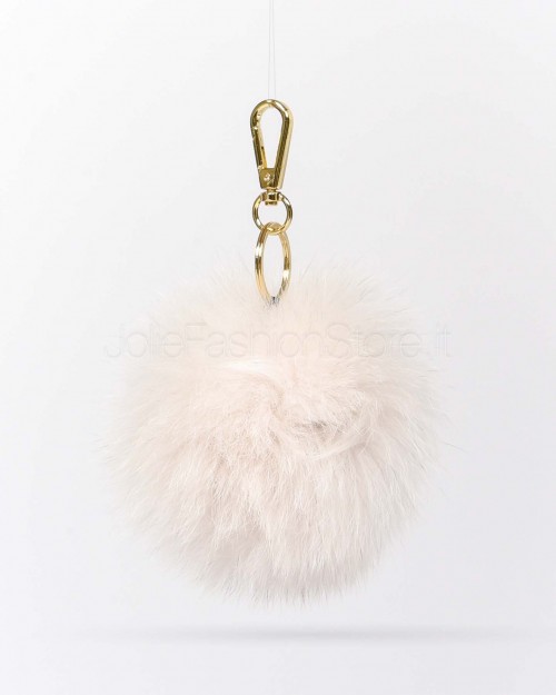 Frame Portachiavi Pon Pon in Volpe Naturale