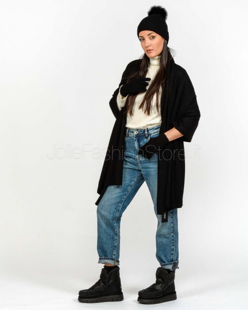 Frame Stola Misto Cashmere Nero  STOLA NERO