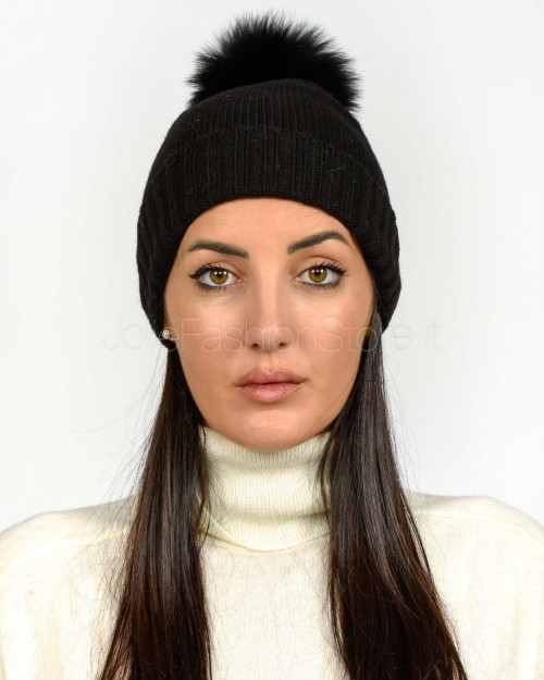 Frame Cappellino Pon Pon Nero  CAPPELLINO NERO