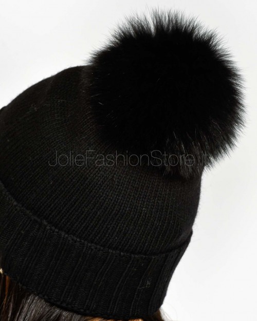 Frame Cappellino Pon Pon Nero  CAPPELLINO NERO