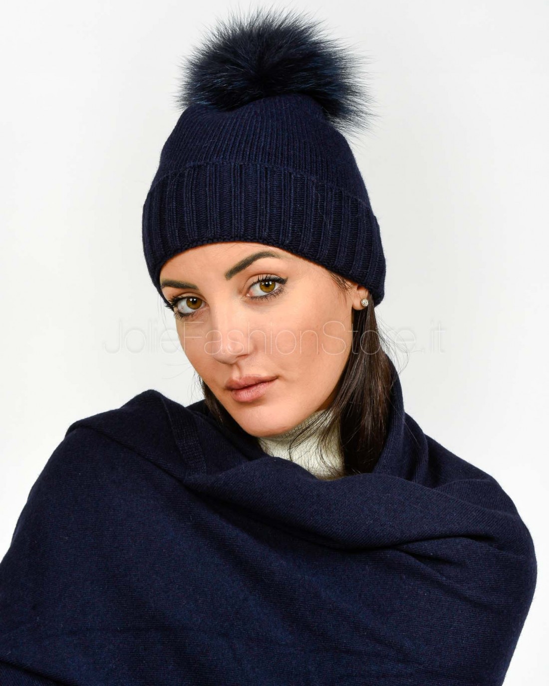 Frame Cappellino Pon Pon Blu  CAPPELLINO BLU