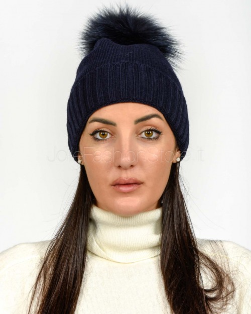 Frame Cappellino Pon Pon Blu  CAPPELLINO BLU