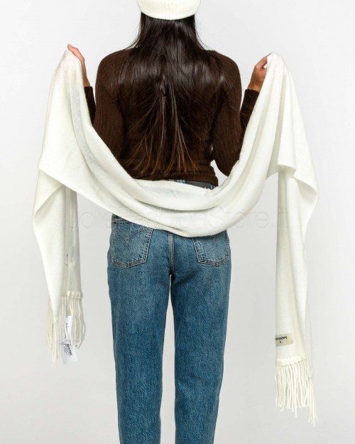 Patrizia Pepe Sciarpa Over Bianco  8F0067 K287 W146