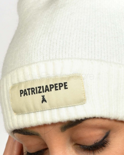 Patrizia Pepe Berretto Bianco  8F0082 K287 W146