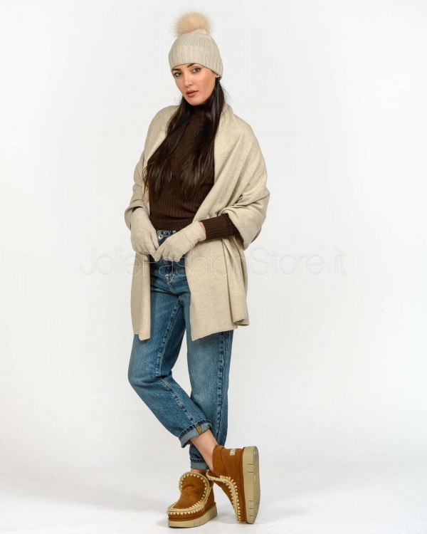 Frame Stola Misto Cashmere Beige  STOLA LISCIO 770