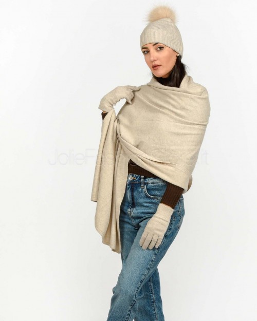 Frame Stola Misto Cashmere Beige  STOLA LISCIO 770