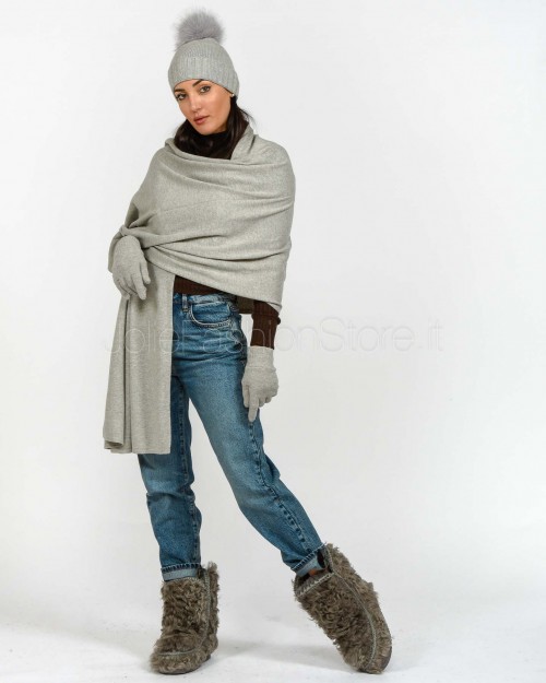 Frame Stola Misto Cashmere Grigio Chiaro  STOLA GRIGIO