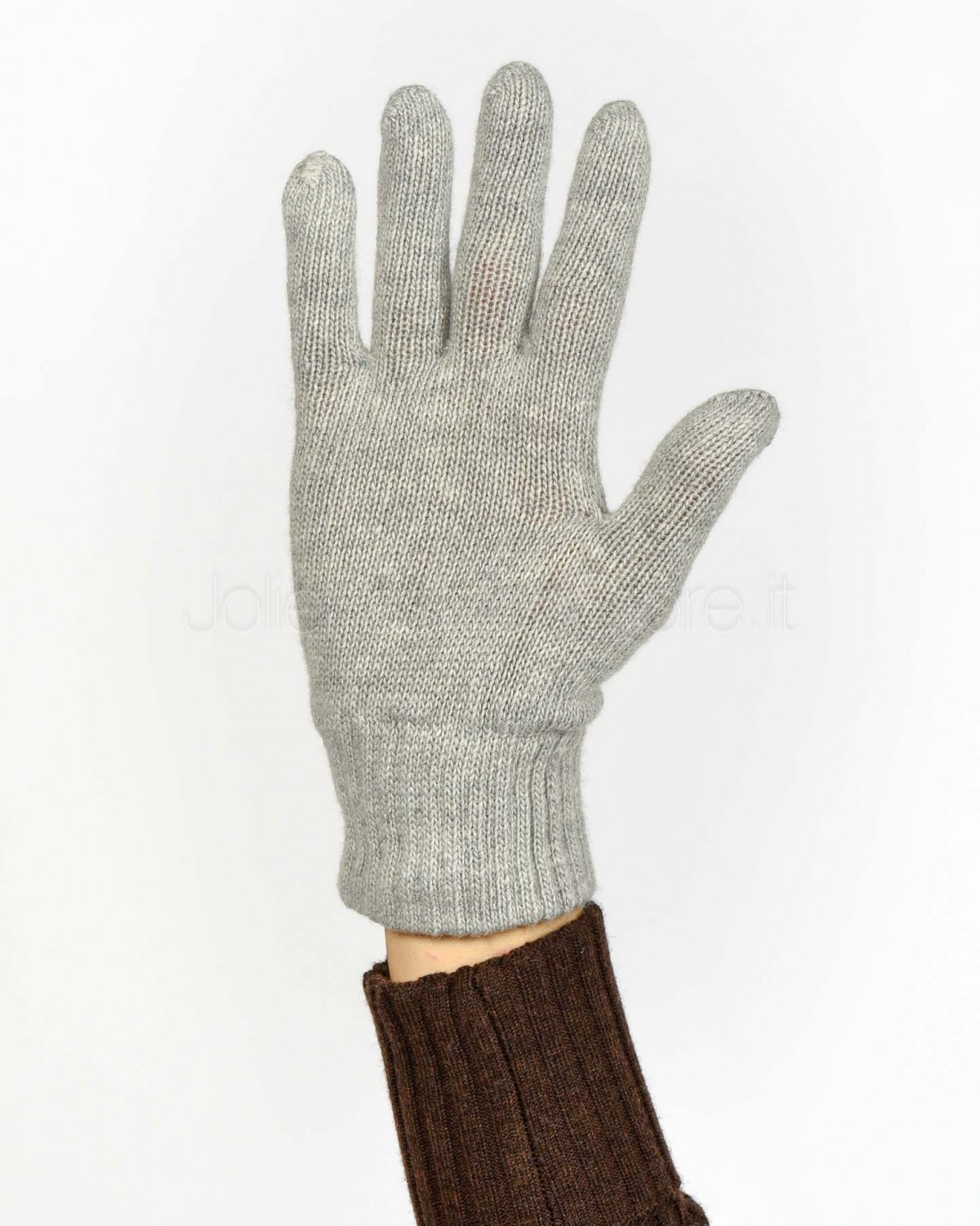 Frame Guanti in Cashmere Grigio Chiaro