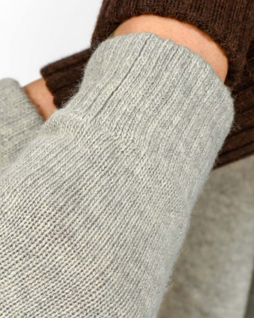 Frame Guanti in Cashmere Grigio Chiaro  GUANTI 01 GRIGIO CHIARO
