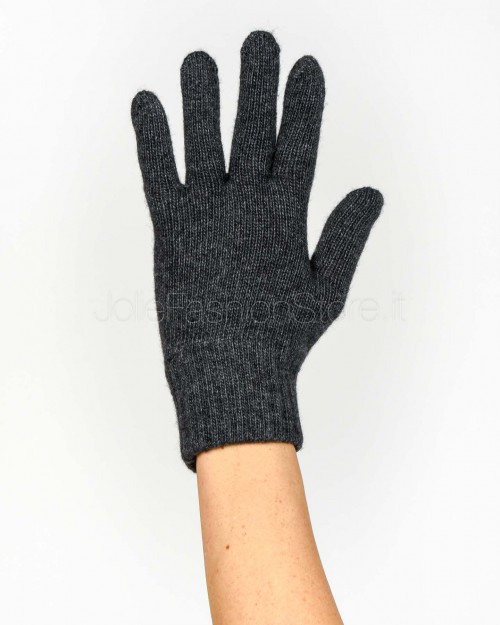 Frame Guanti in Cashmere Grigio Antracite  GUANTI 01 GRIGIO