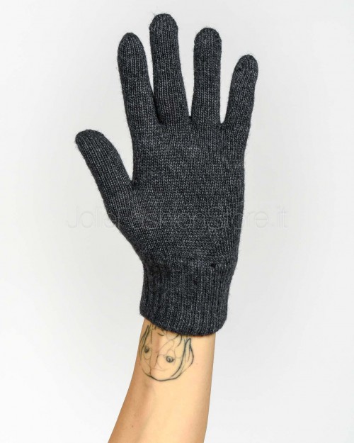 Frame Guanti in Cashmere Grigio Antracite  GUANTI 01 GRIGIO