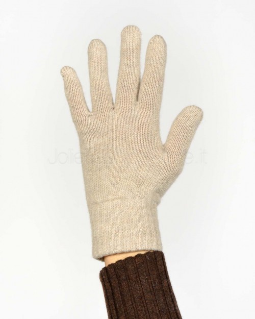Frame Beige Cashmere Gloves  GUANTI 01 - MARRONE