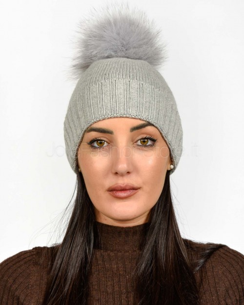 Frame Cappellino Pon Pon Grigio Chiaro  CAPPELLINO GRI 521