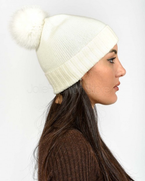Frame Cappellino Pon Pon Bianco  CAPPELLINO 999