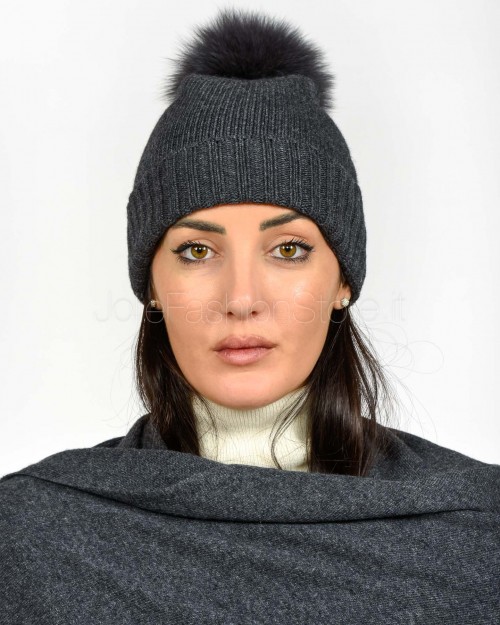 Frame Cappellino Pon Pon Grigio  CAPPELLINO GRIGIO