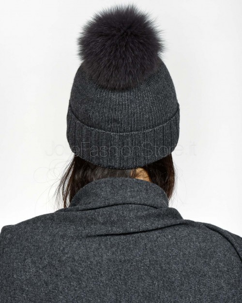 Frame Cappellino Pon Pon Grigio  CAPPELLINO GRIGIO