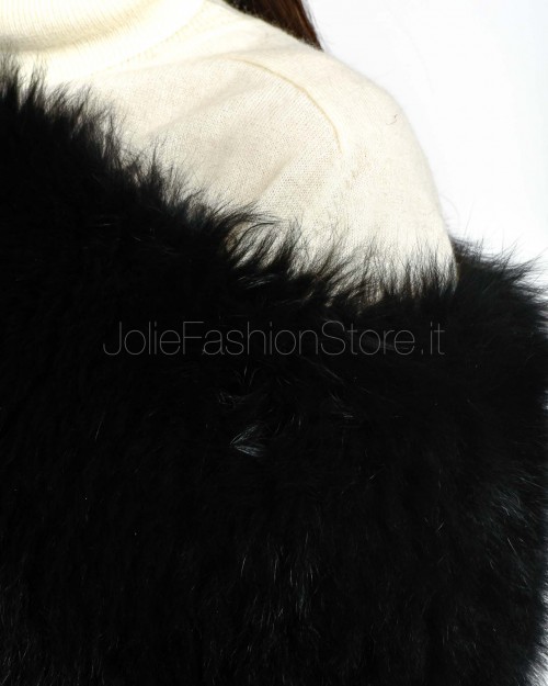 Alessandro Legora Collo Pelo Corto Nero  AL600 NERO