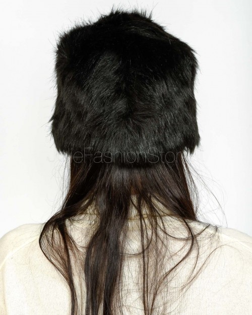 Tavus Milano Cappello in Ecopelliccia Nero  17150 BLK