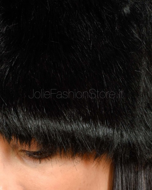 Tavus Milano Cappello in Ecopelliccia Nero  17150 BLK