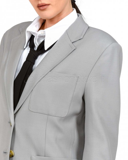 Solo Tre Giacca Monopetto Alluminio  M1F0044 ALLUMINIO