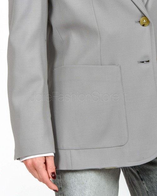 Solo Tre Giacca Monopetto Alluminio  M1F0044 ALLUMINIO