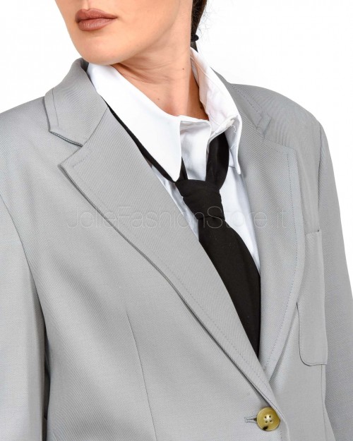 Solo Tre Giacca Monopetto Alluminio  M1F0044 ALLUMINIO