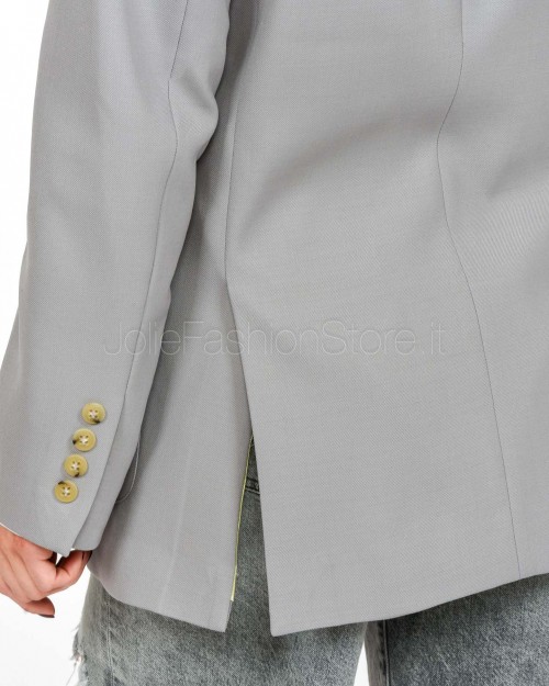 Solo Tre Giacca Monopetto Alluminio  M1F0044 ALLUMINIO